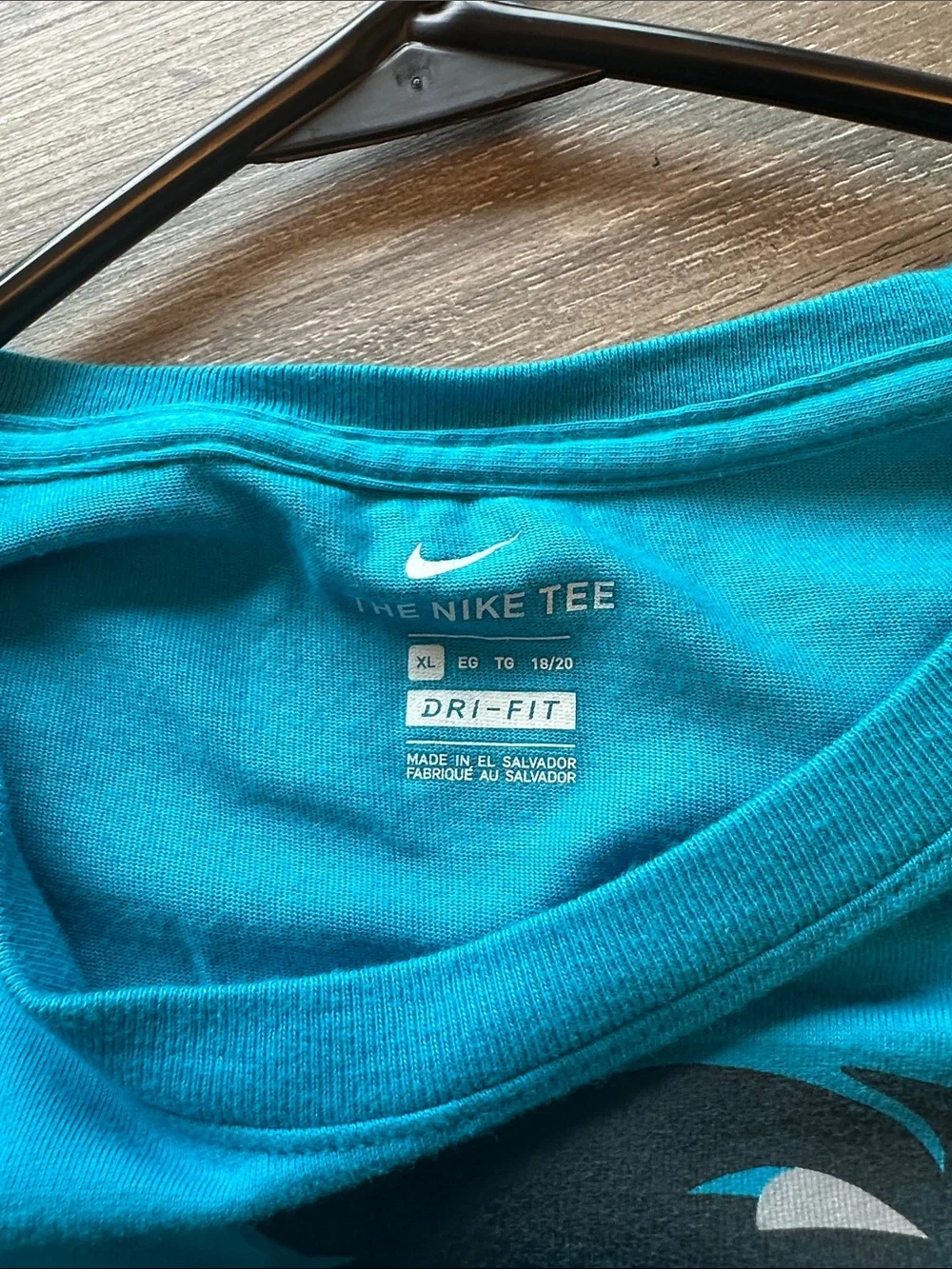 Nike kids Carolina Panthers shirt